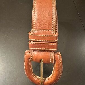 Coach British Tan Leather Belt